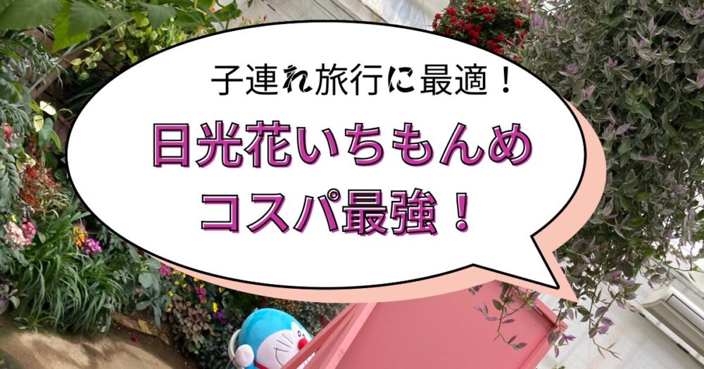 日光花いちもんめレビュー！コスパ最強の子連れ旅